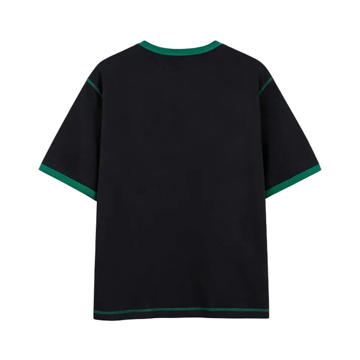 AMI Paris Ami de Cœur Ringer T-Shirt | Black / Green