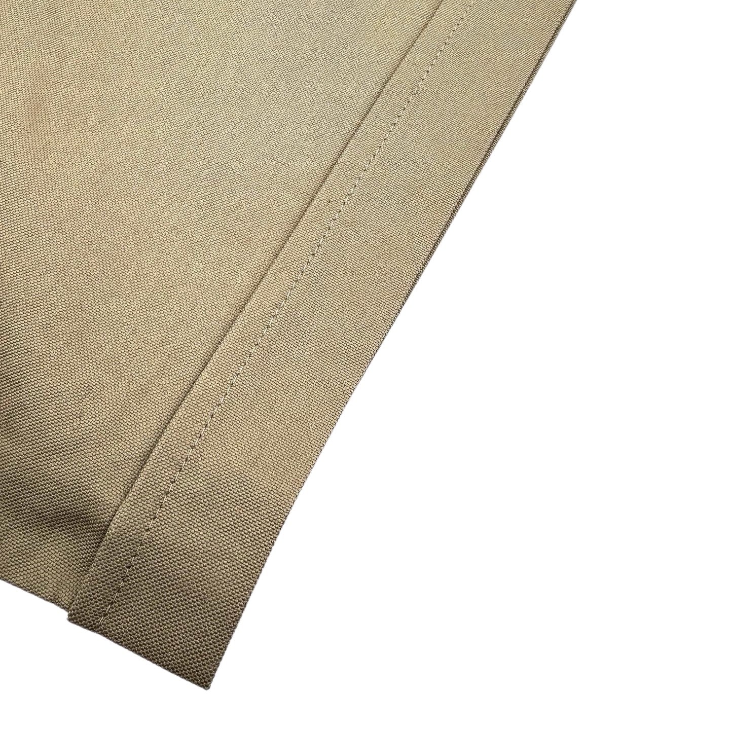 AMI Paris Ami de Cœur Oxford Cotton Short-Sleeve Shirt — Khaki
