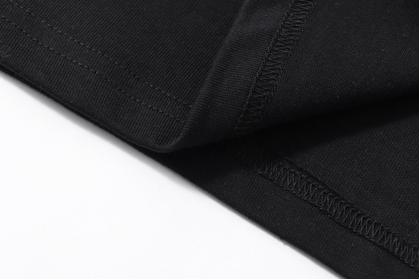 AMI Paris Ami de Cœur Tonal Cotton T-Shirt — Black