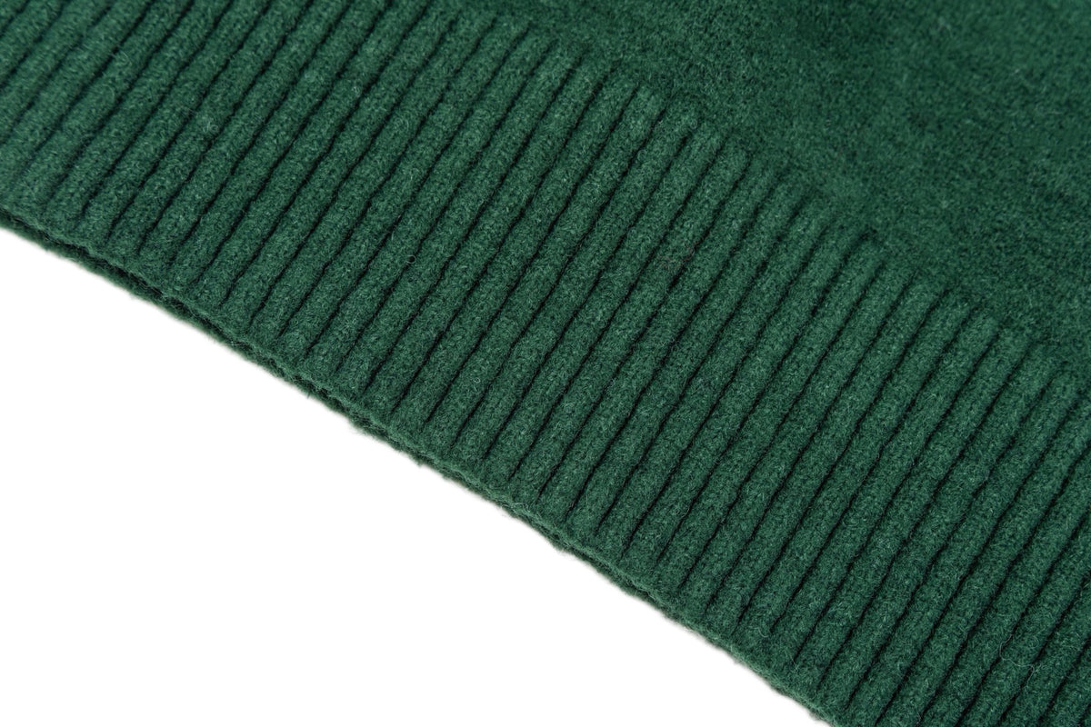 AMI Paris Ami de Cœur Crewneck Sweater – Forest Green
