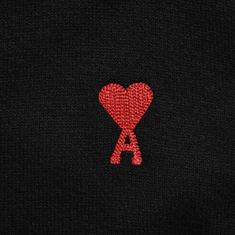 AMI Paris Ami de Cœur V-Neck Cardigan