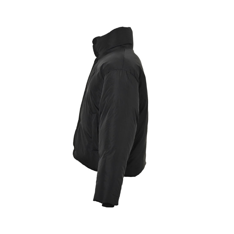 AMI Paris Stand-Collar Puffer Jacket - Black