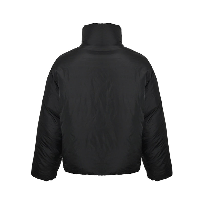AMI Paris Stand-Collar Puffer Jacket - Black