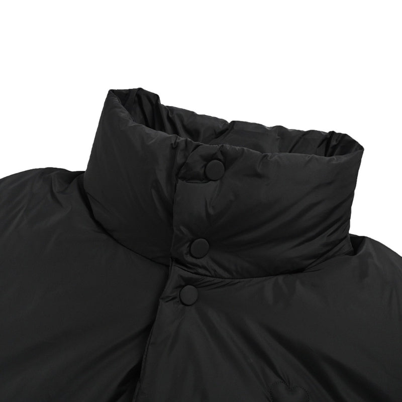 AMI Paris Stand-Collar Puffer Jacket - Black