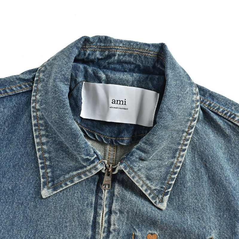 AMI Paris Ami de Cœur Oxford Shirt