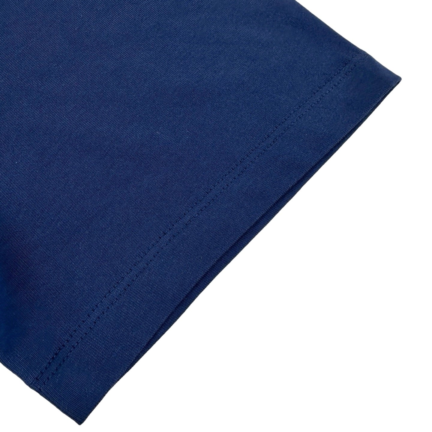 AMI Paris Ami de Cœur Embroidered Cotton T-Shirt — Navy