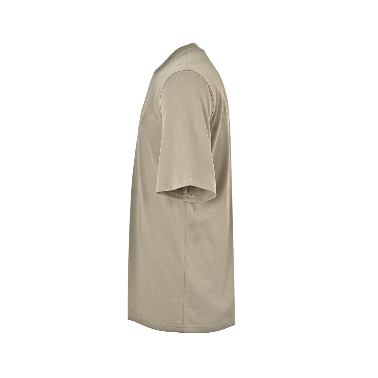 AMI Paris Ami de Cœur Boxy Fit Cotton T-Shirt — Sand