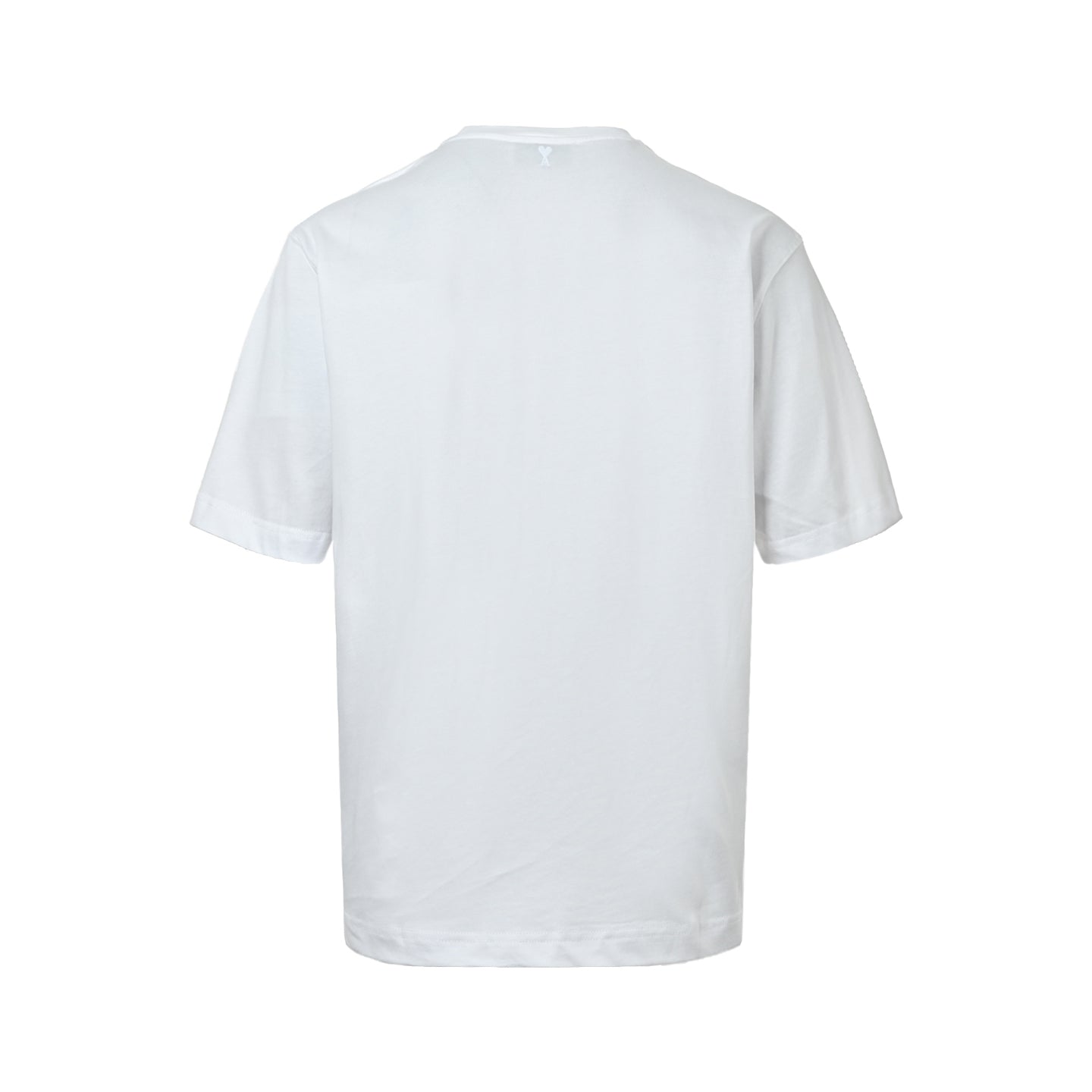 AMI Paris Je T’Aime Sticky Note Patch Cotton T-Shirt — White