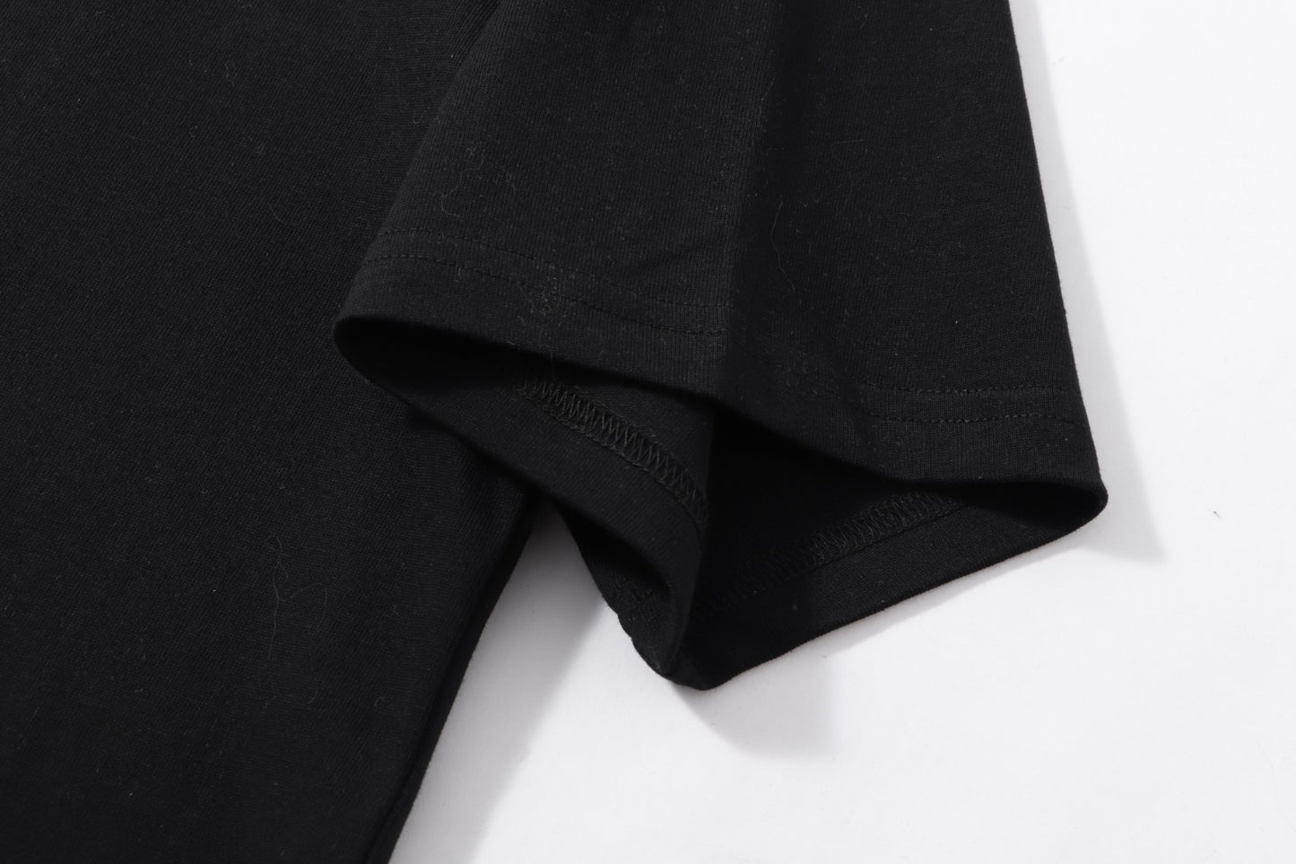 AMI Paris Ami de Cœur Tonal Cotton T-Shirt — Black
