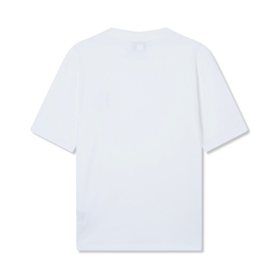 AMI Paris Ami de Cœur Tonal Cotton T-Shirt — White