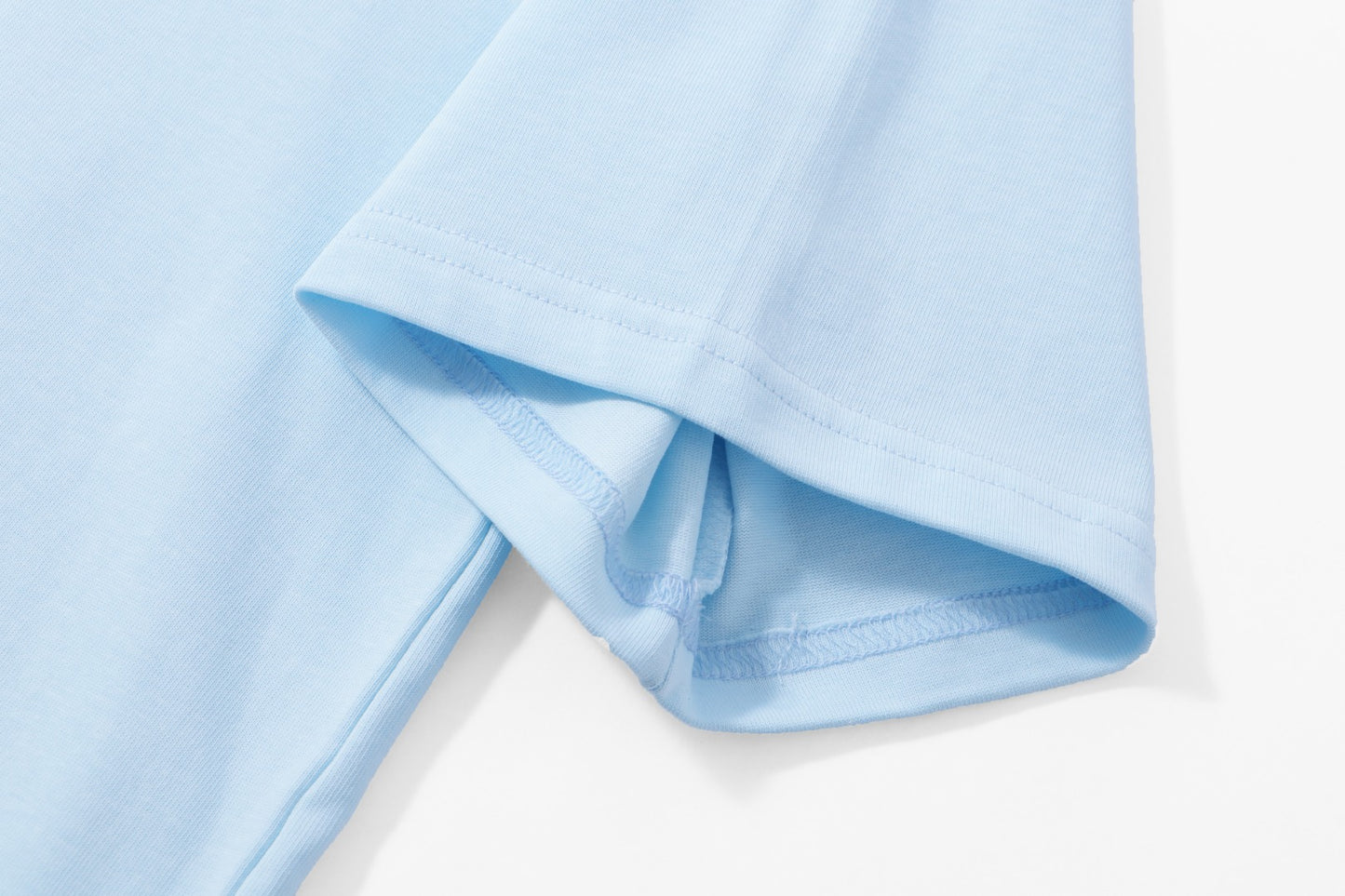 AMI Paris Ami de Cœur Oversized Tonal Logo Cotton T-Shirt — Sky Blue