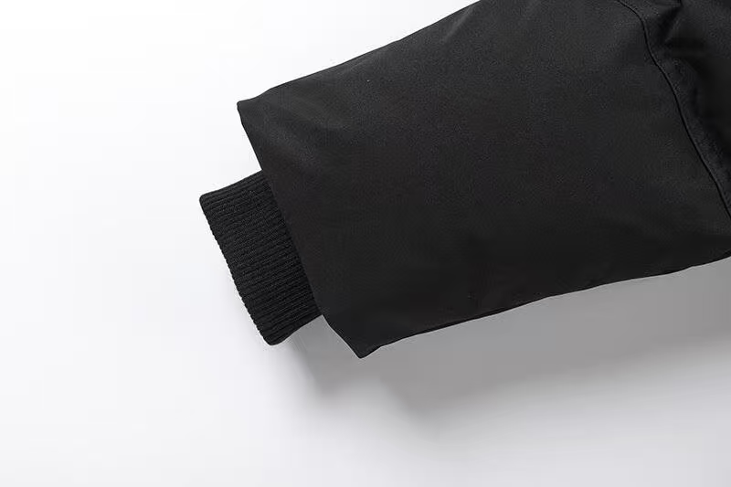 AMI Paris Hooded Down Puffer Jacket — Black
