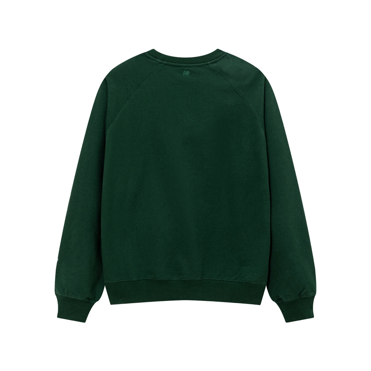 AMI Paris Don't Forget to Love Crewneck Sweatshirt – Dark Green