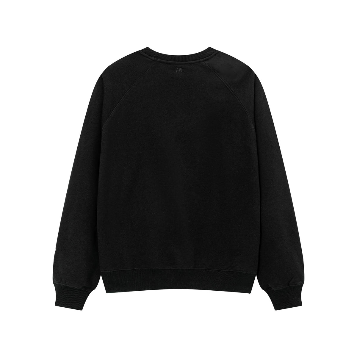 AMI Paris Don't Forget to Love Crewneck Sweatshirt – Black