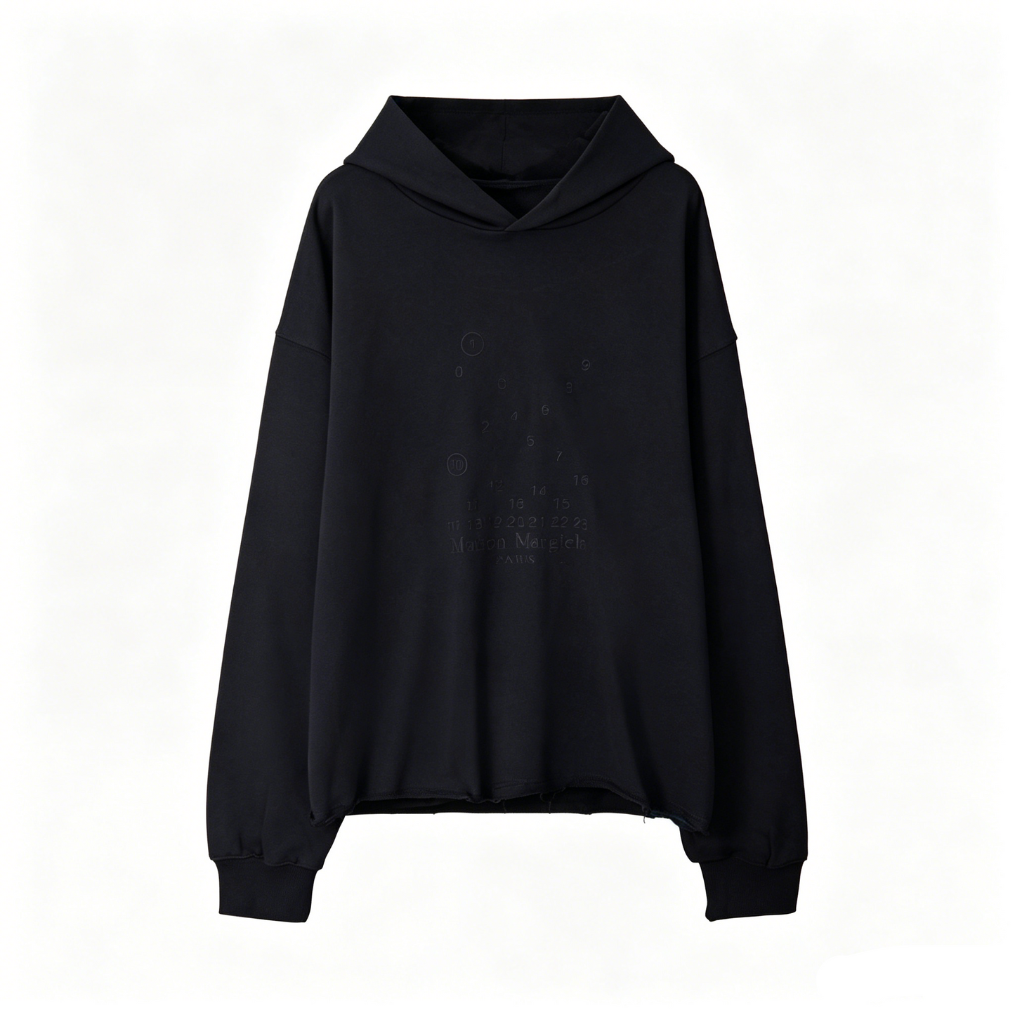Maison Margiela Blank Canvas Oversized Pullover Hoodie
