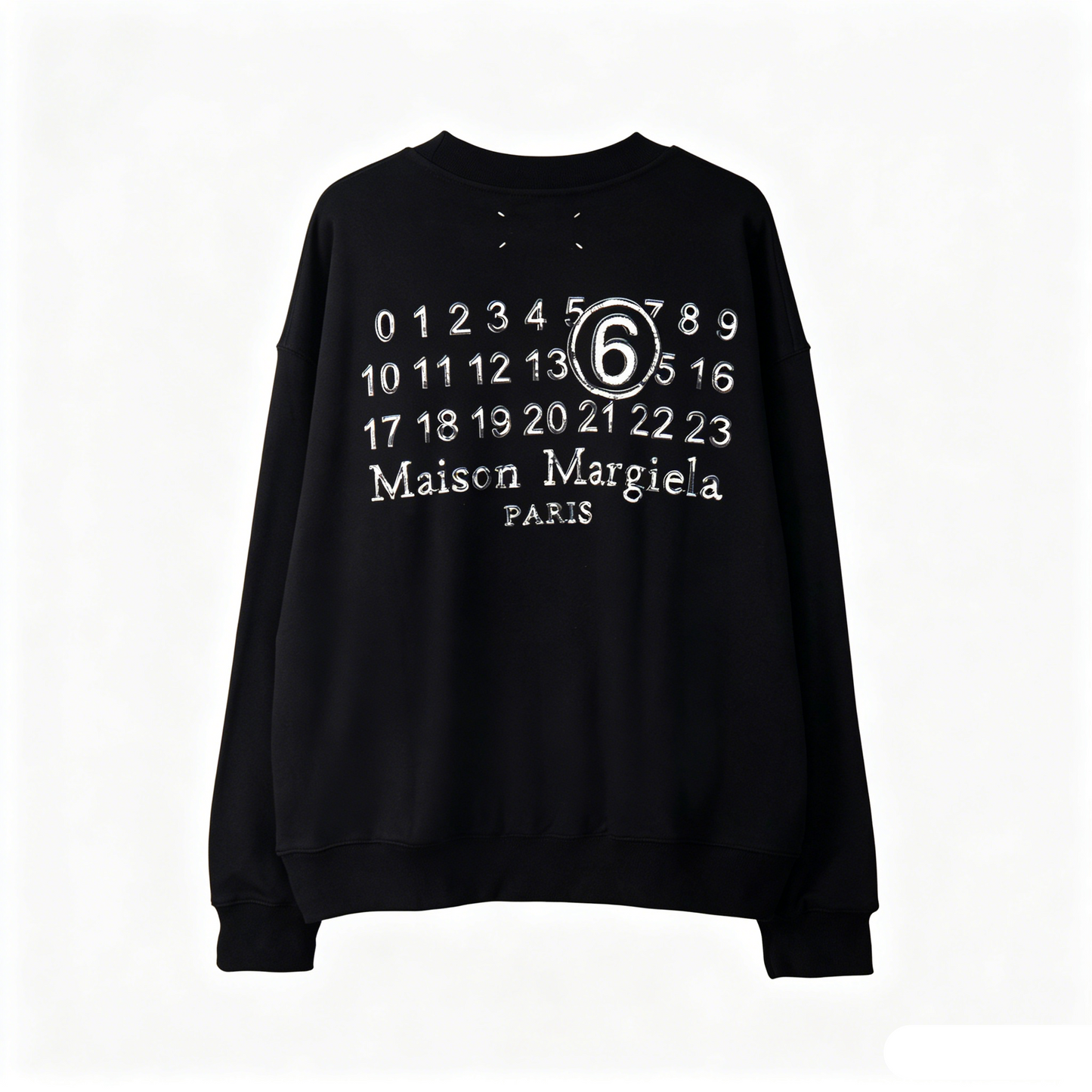 Maison Margiela MM6 Number Print Crewneck Sweatshirt