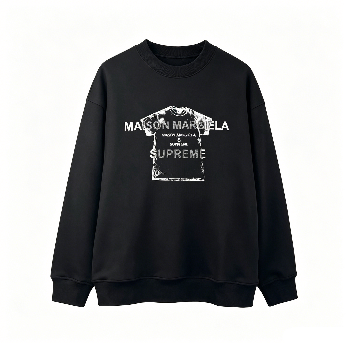 Maison Margiela x Supreme T-Shirt Graphic Crewneck Sweatshirt