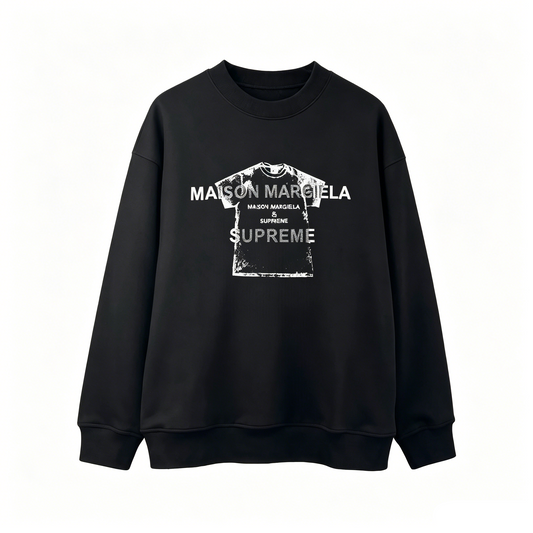 Maison Margiela x Supreme T-Shirt Graphic Crewneck Sweatshirt