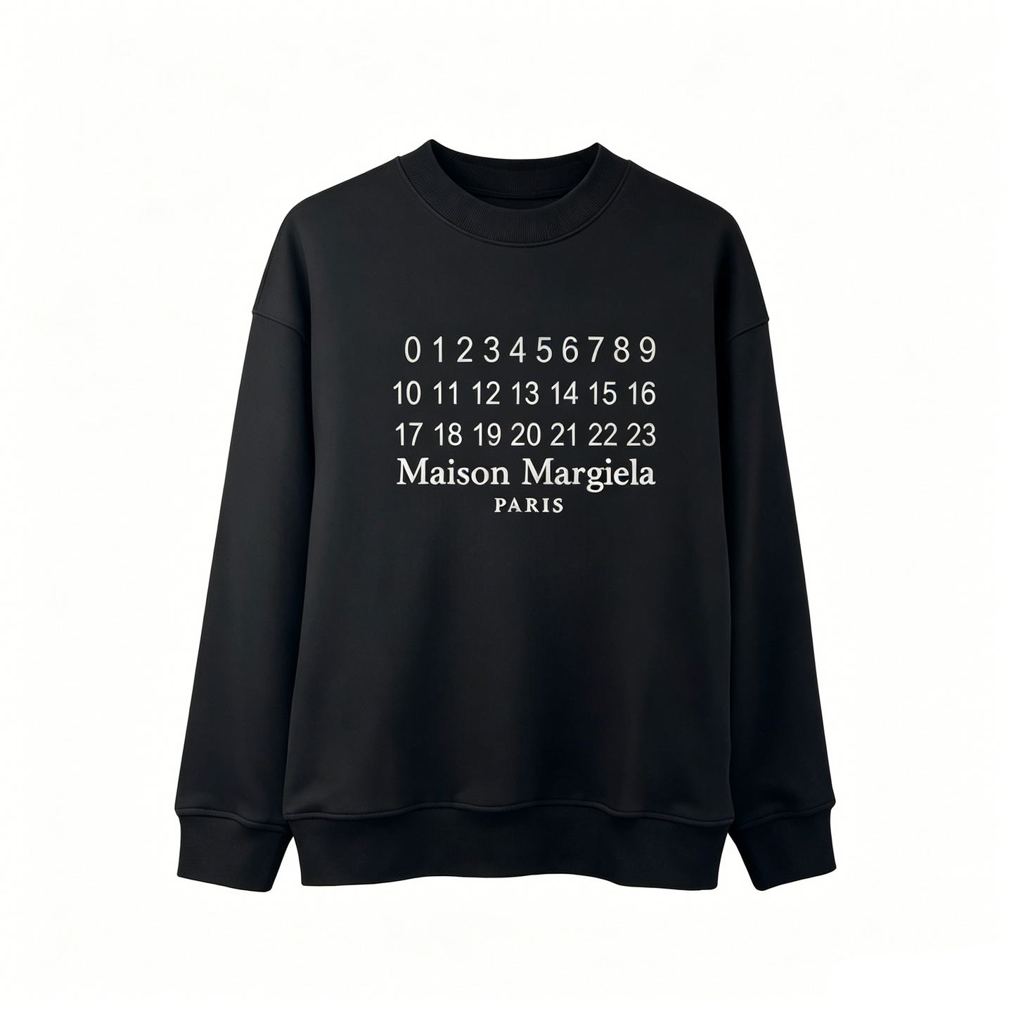 Maison Margiela MM6 Number Print Crewneck Sweatshirt