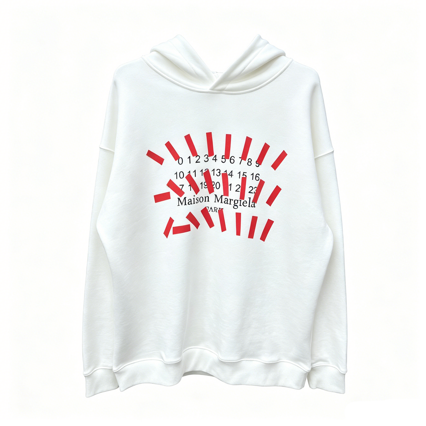 Maison Margiela Number Print Hoodie