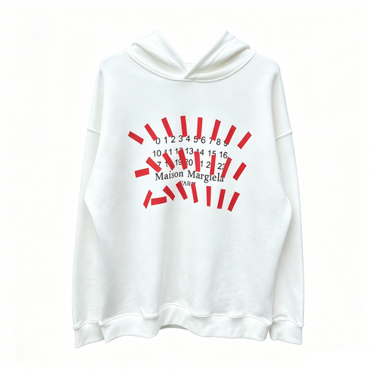 Maison Margiela Number Print Hoodie