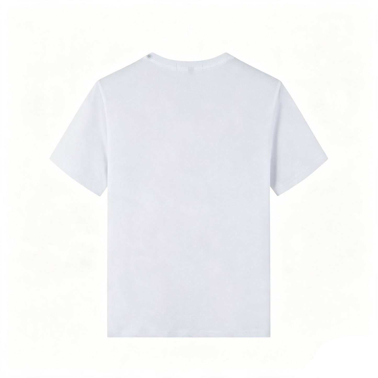 Psycho Bunny Stained Glass Tee – White Multicolor Geometric Neon Streetwear T-Shirt
