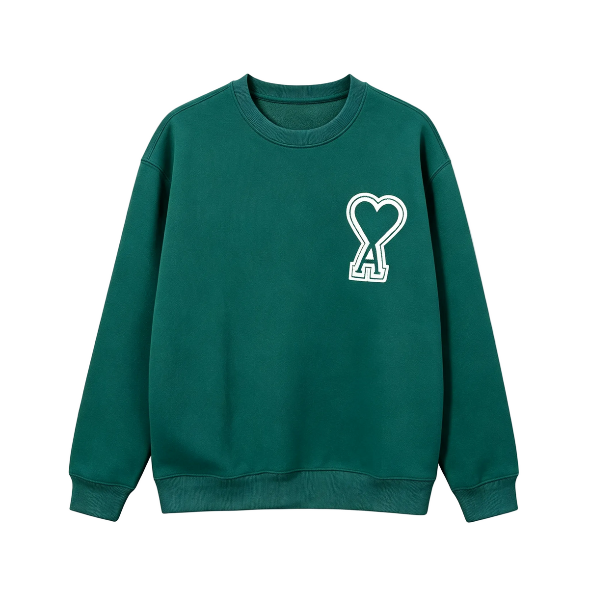 AMI Paris Ami de Cœur Tonal Sweatshirt | White / Blue / Green / Black / Grey