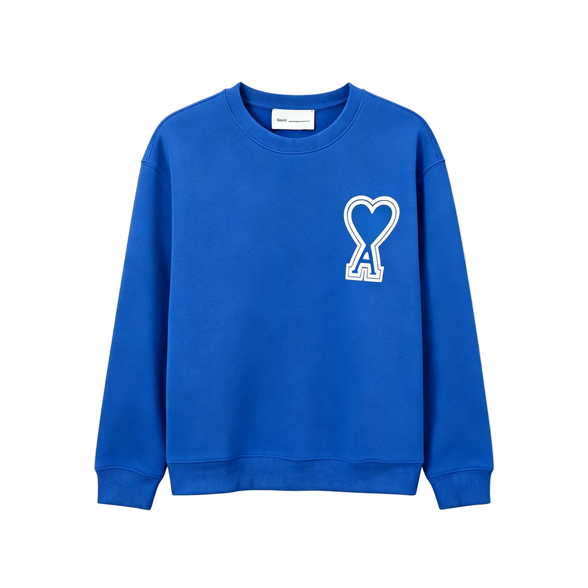 AMI Paris Ami de Cœur Tonal Sweatshirt | White / Blue / Green / Black / Grey