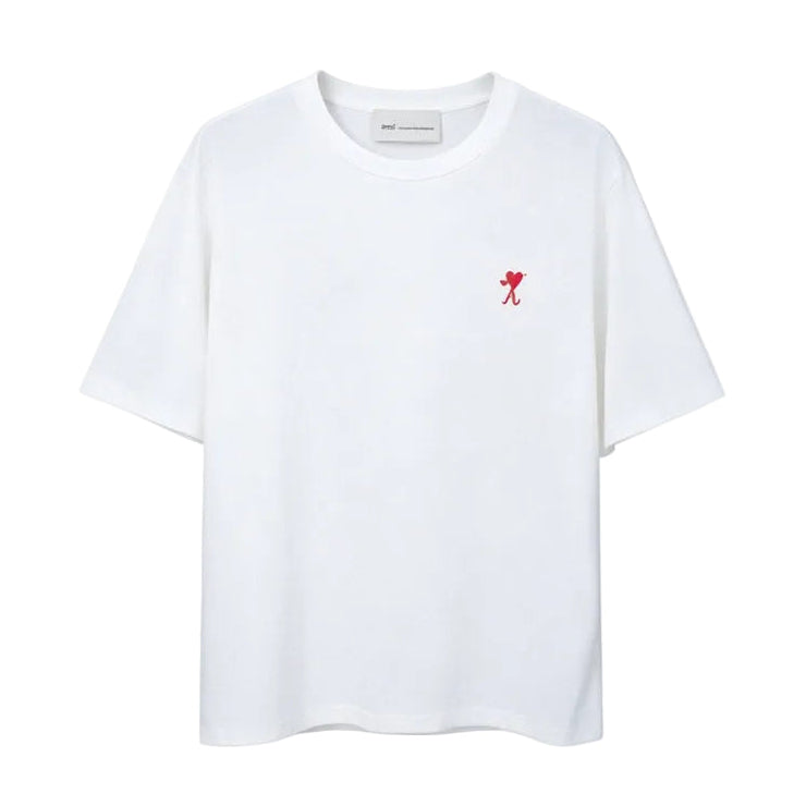 AMI Paris Ami de Cœur T-Shirt | White / Red