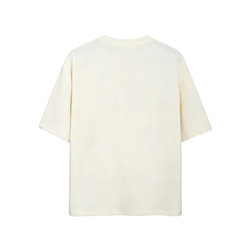 AMI Paris Bubble Letter T-Shirt | Ecru