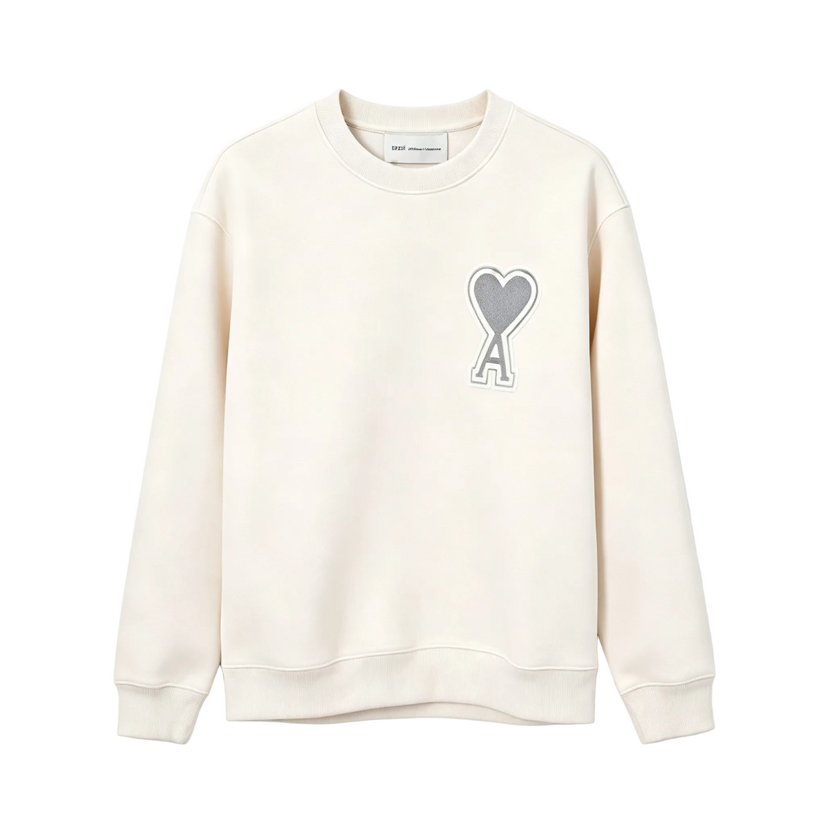 AMI Paris Ami de Cœur Sweatshirt | Black / White / Pink / Apricot