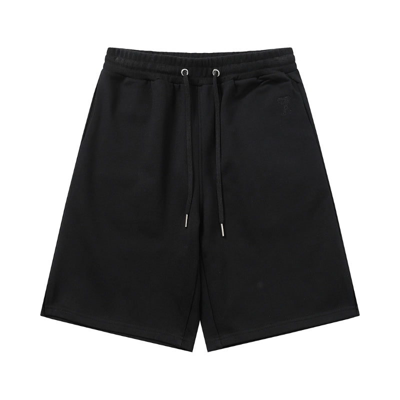 AMI Paris Ami de Cœur Fleece Shorts | Apricot / Green / Black / Brown