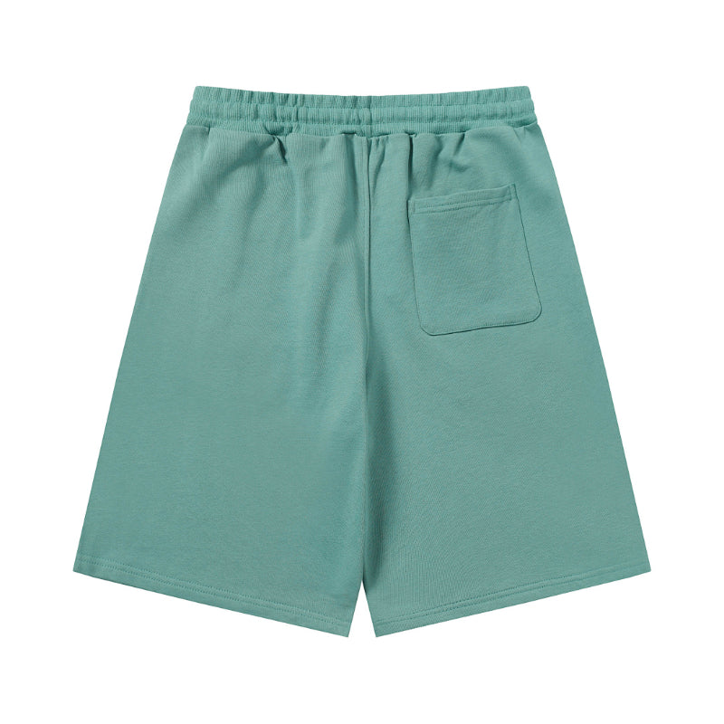 AMI Paris Ami de Cœur Fleece Shorts | Apricot / Green / Black / Brown