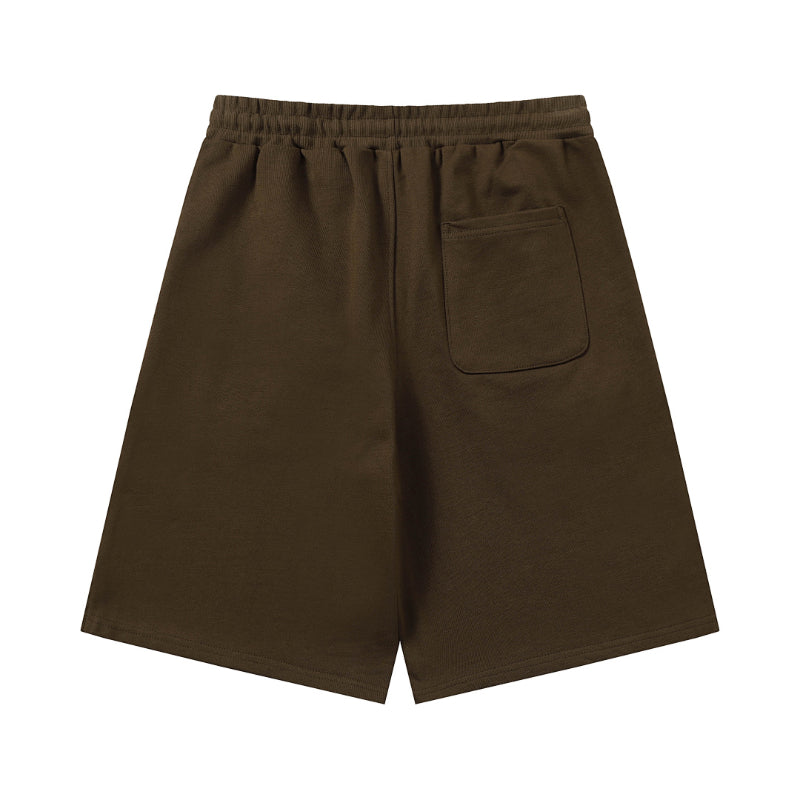 AMI Paris Ami de Cœur Fleece Shorts | Apricot / Green / Black / Brown