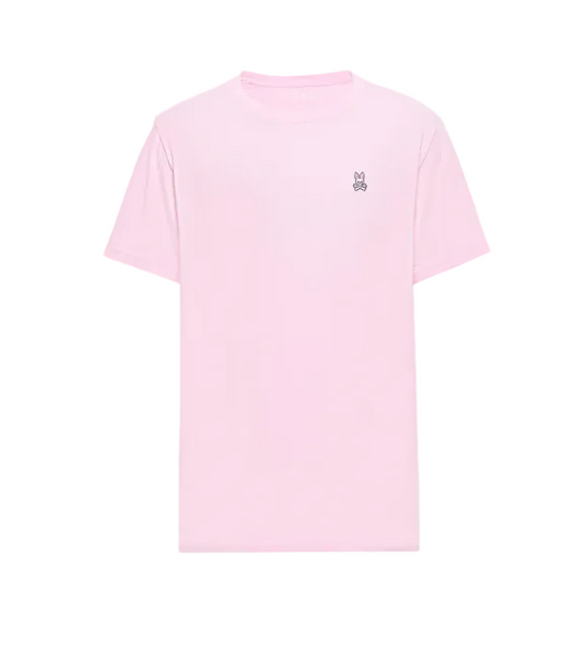 Psycho Bunny Micro Logo Tee – Pink Minimalist Left Chest Streetwear T-Shirt