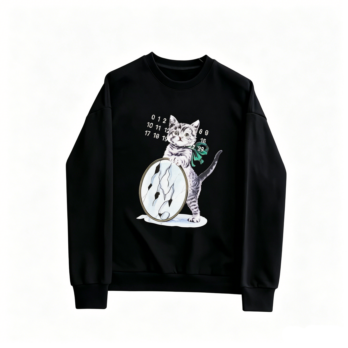 Maison Margiela MM6 Number Print Crewneck Sweatshirt