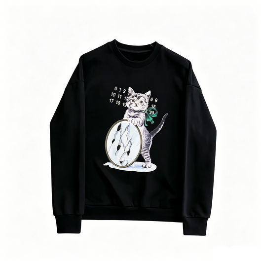 Maison Margiela MM6 Number Print Crewneck Sweatshirt