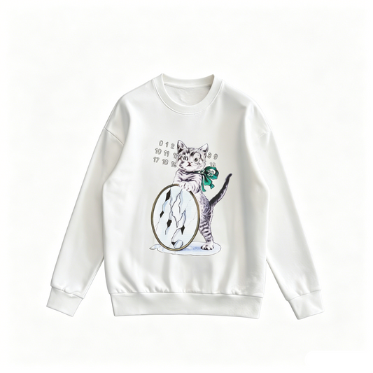Maison Margiela MM6 Number Print Crewneck Sweatshirt