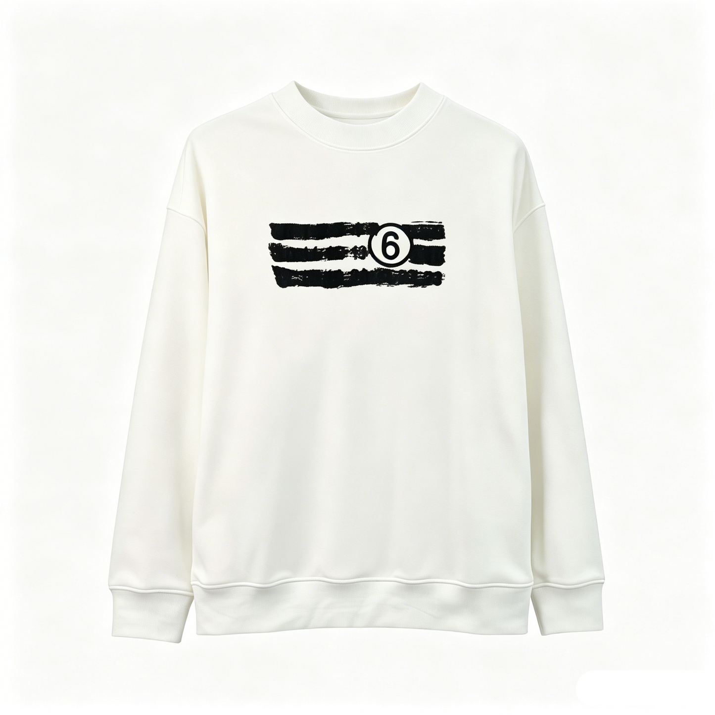 Maison Margiela MM6 Number Print Crewneck Sweatshirt