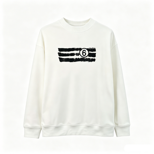 Maison Margiela MM6 Number Print Crewneck Sweatshirt