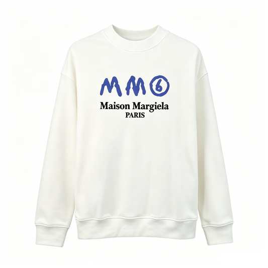 Maison Margiela MM6 Number Print Crewneck Sweatshirt