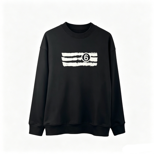 Maison Margiela MM6 Number Print Crewneck Sweatshirt